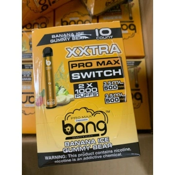Elektroninen savukkeiden kertakäyttöinen Vape Pod Bang XXL -kytkin